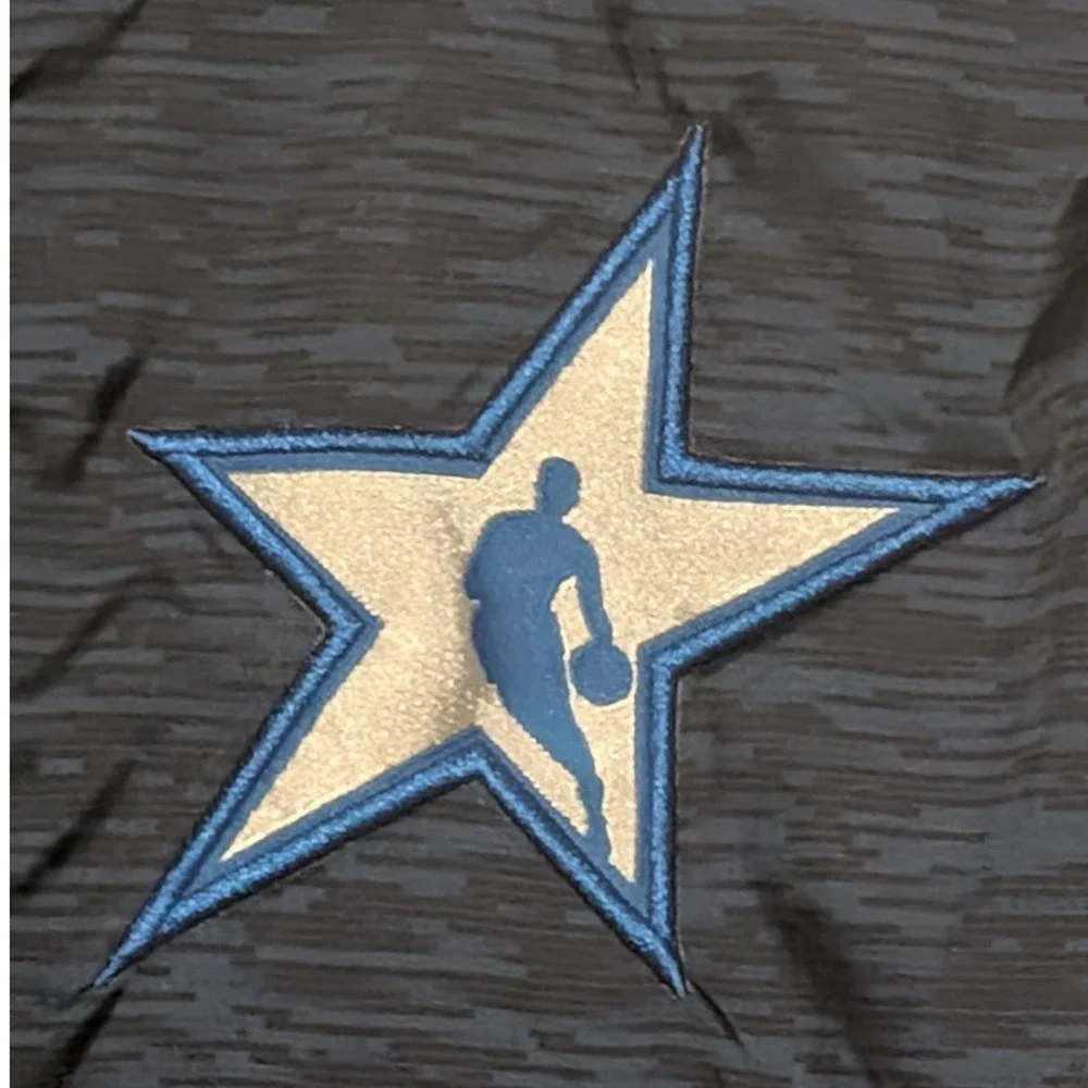 Adidas Windbreaker M Black Blue NBA All Star Game Full Zip Lightweight Jacket